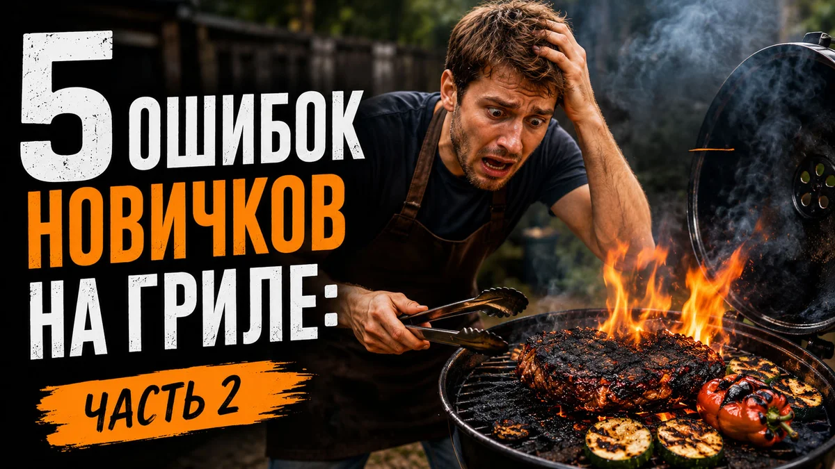5 ошибок новичков на гриле: часть 2