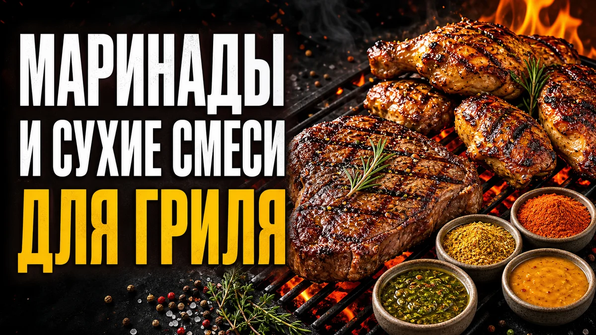 Маринады и сухие смеси для гриля: 8 рабочих рецептов