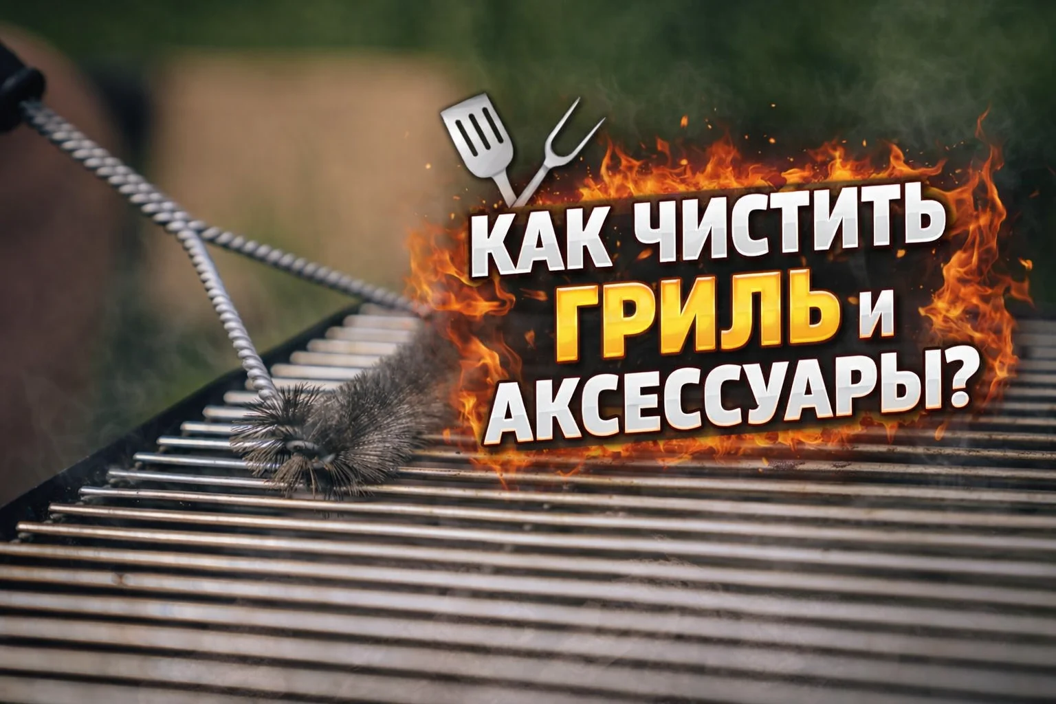 Уход за грилем за 10 минут: короткая схема